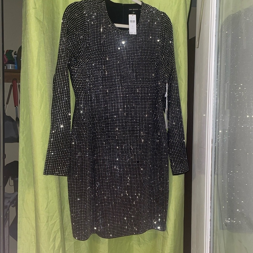 Plus size Good American studded body con dress